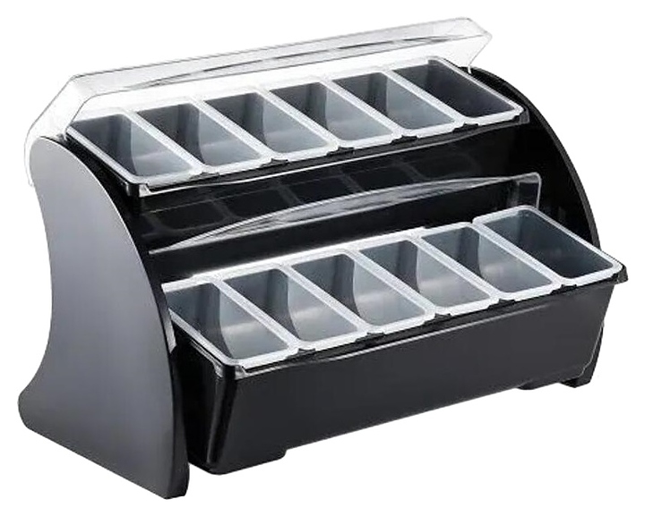 Контейнер для фруктов и специй P.L. Proff Cuisine 81222513 B'Guys 12 отделений 2 яруса (пластик)