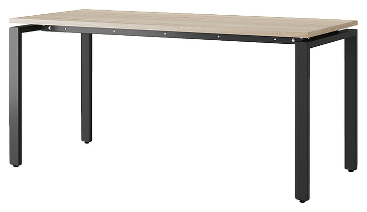 Стол офисный КОБОР KP-120/80 black/natural