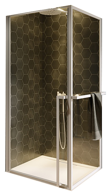 Душевой уголок RIHO LUCID GD201 80x100x200 см, белый