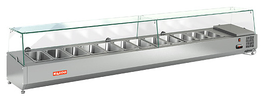 Витрина холодильная HICOLD VRTG 2495 (1/4)