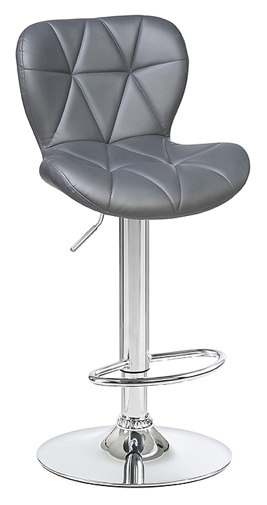 Стул барный DOBRIN 5022-LM-N BARNY (серый, хром) 2 шт.