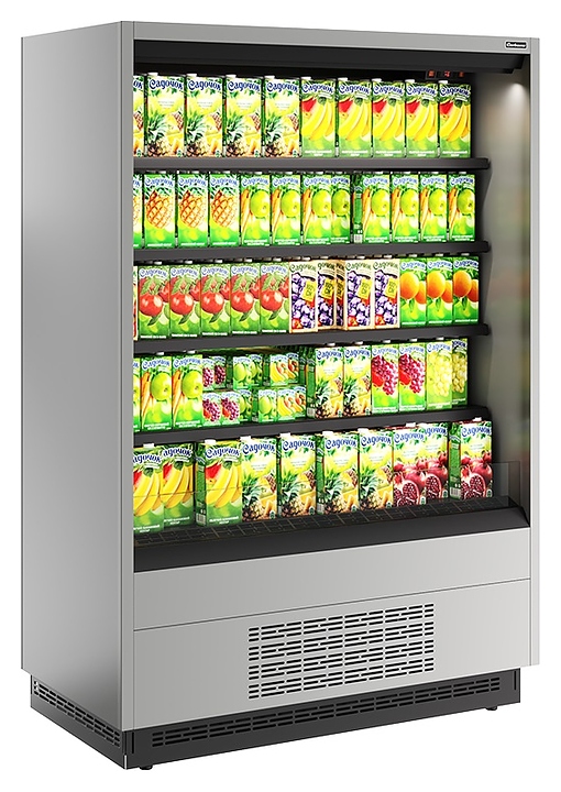 Горка холодильная Carboma FC 20-07 VM 1,0-2 версия 2.0 0300 (бок металл) 9006-9005