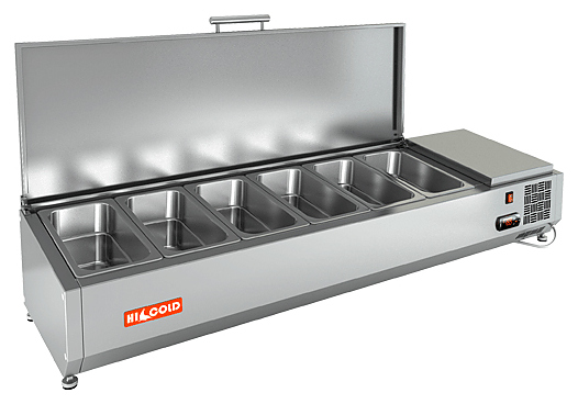 Витрина холодильная HICOLD VRTU 1390 (1/3)