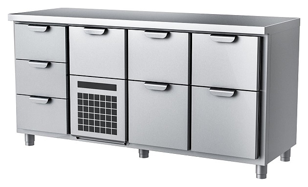 Стол холодильный HappyChef TC GH 3-CBR-2-2