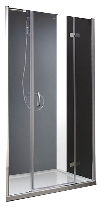 Дверь душевая CEZARES BERGAMO-W-B-13-90+60/40-C-Cr-R 185х195 см, в нишу, распашная