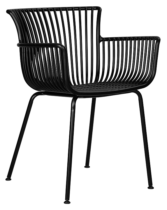 Стул обеденный DOBRIN 778FPP-LMZL-N ROSS (черный) 4 шт.