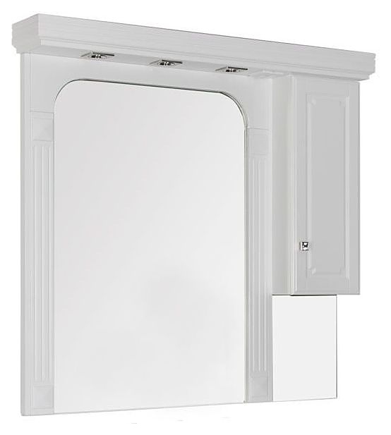 Зеркало Aquanet Фредерика 125 белое