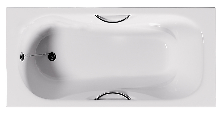 Ванна Goldman Donni 150x75 см, чугун (с ножками и ручками)