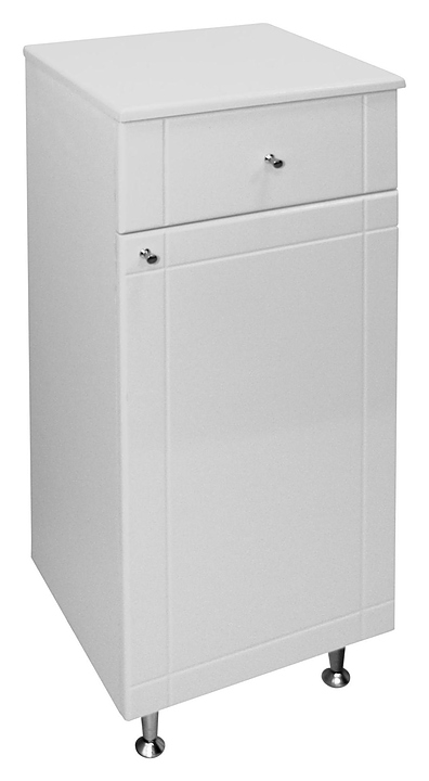 Полупенал подвесной Mixline Посейдон-35 35х81,6 см правый, белый