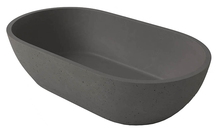 Раковина Holbi Mercury Nano Concrete 63,5х35 см, бетон