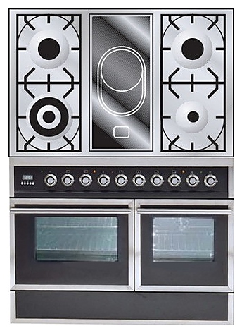 Газовая плита с духовым шкафом ILVE QDC-100VW-MP
