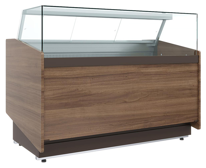 Витрина кондитерская Carboma KC82 SM 1,0-1 VISION 1008, темный дуб