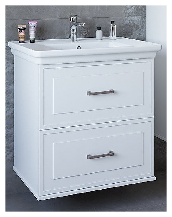 Тумба с раковиной Sanflor Модена 75 см белая