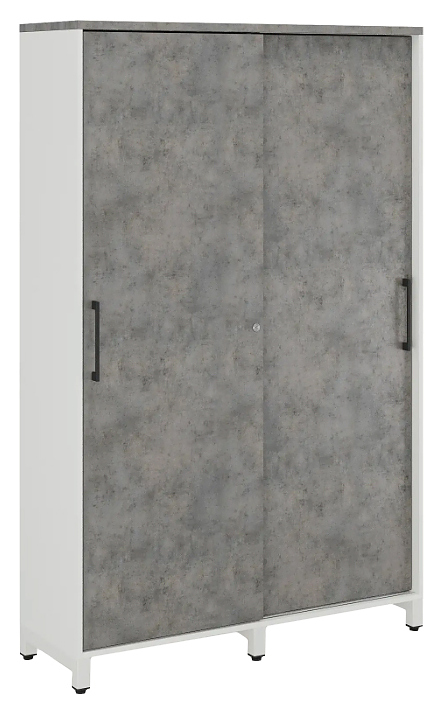 Шкаф для одежды КОБОР HKG/5-120/40/M white/chicago