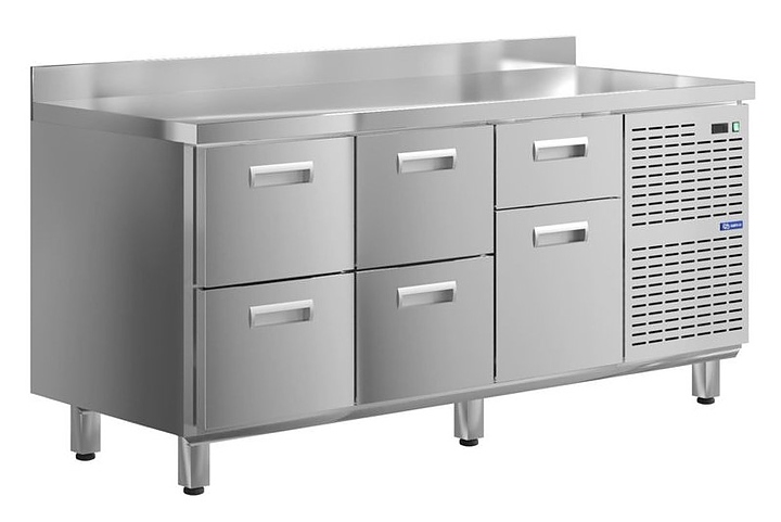 Стол холодильный KAYMAN КСХ-224/60 (6 ящиков)