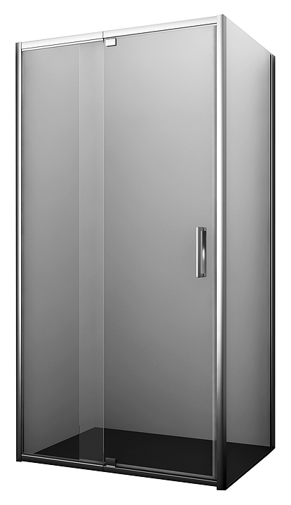 Уголок душевой Wasserkraft Berkel 48P34 130х100 см, серебристый профиль