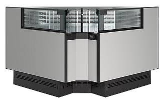 Витрина холодильная Carboma Bavaria 4 GC110 VM 6-2 версия 2.0 (внутренний угол) 9006-9005 (без боковин)