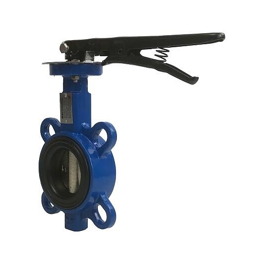 Затвор дисковый поворотный Benarmo Ду 300 Ру10/16 межфл с рукояткой диск чугун манжета EPDM EURO