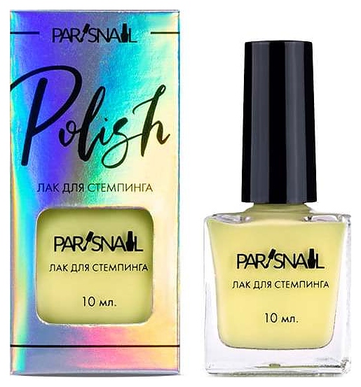 Лак для стемпинга ParisNail Суфле 01, 10 мл