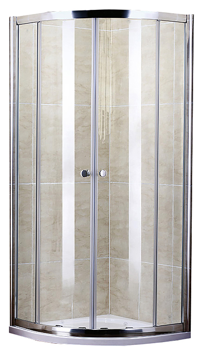 Уголок душевой CEZARES PRATICO-R-2-80-C-Cr 80х80х185 см