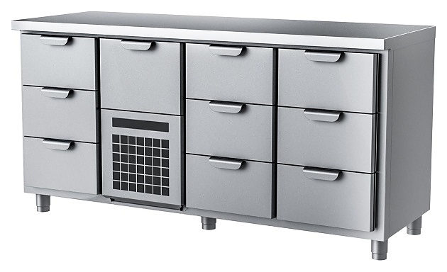 Стол холодильный HappyChef TC BD 3-CBR-3-3