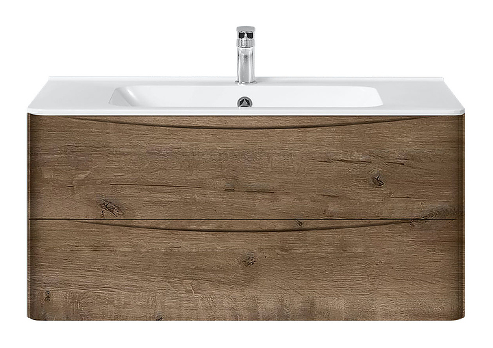 Тумба под раковину Vincea Paola 1000 V.Oak 99,5х46,6 см, подвесная, дуб винтаж