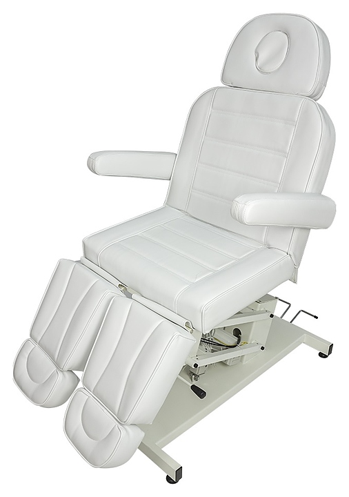 Кресло педикюрное Мэдисон&Co МД-834, 1 мотор белое