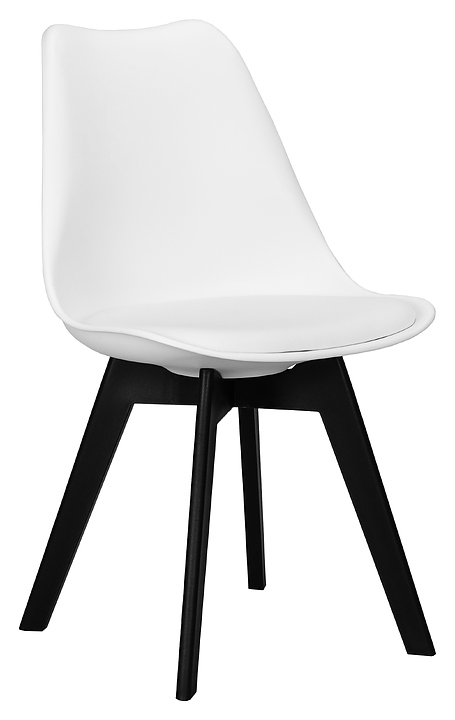 Стул обеденный DOBRIN LMZL-PP635P DOBRIN HARRY (белый, черный)