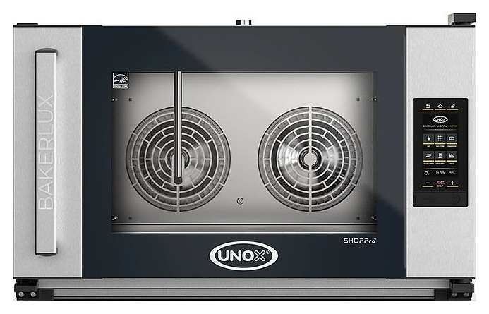 Печь конвекционная UNOX XEFR-04EU-EMLV без сливного отверстия