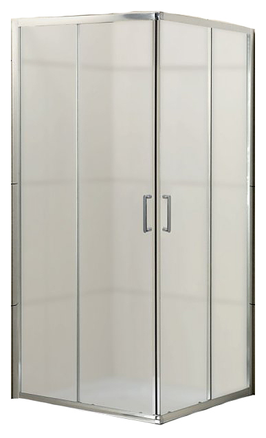 Уголок душевой BelBagno UNO-A-2-90-M-Cr 90x90x185 см, матовое стекло