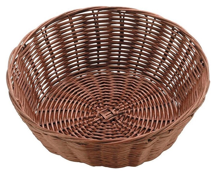 Корзина для хлеба P.L. Proff Cuisine 95001193 200х70 мм плетеная, ротанг, коричневая