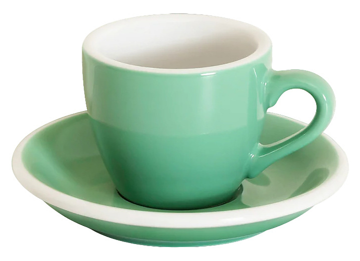Кофейная пара Loveramics Egg Espresso Cup C088-51BMT/C088-52BMT 80 мл, мятный (mint)