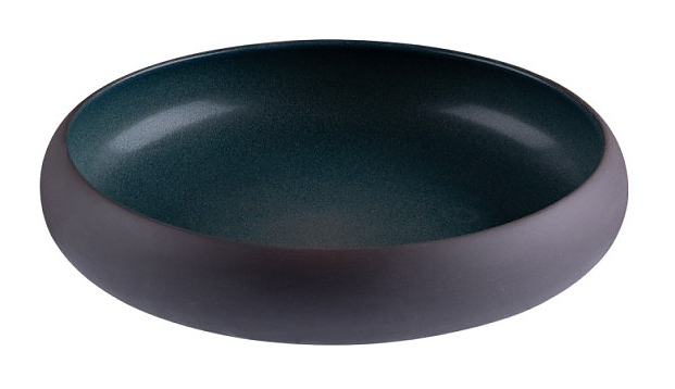 Тарелка глубокая Roots Teal TEA-CLSCK22 22 см 1200 мл синий, черный