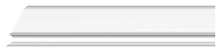 Плинтус потолочный гладкий Decomaster D151 ДМ (40x25x2000 мм)