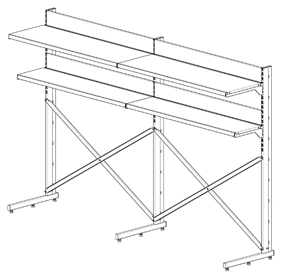 Суперструктура односторонняя UGUR ST SUP 32-00 с ценниками для UMD 1850