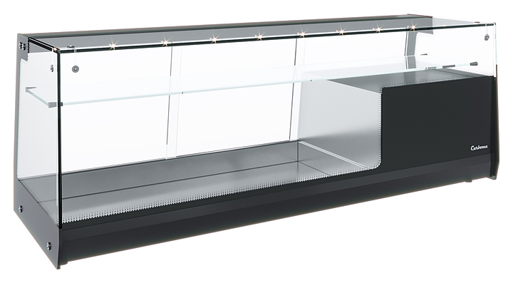 Витрина холодильная Carboma AC37 SM 1,8-11 (8 GN 1/3+ полка)