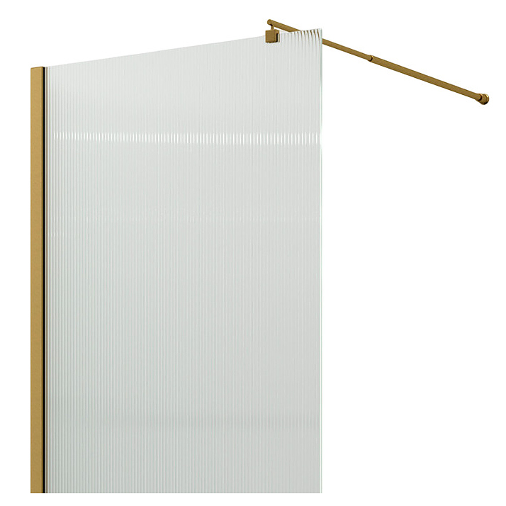 Душевое ограждение Wasserkraft Rur 30W46BG-FL 2000х1100 мм матовое золото