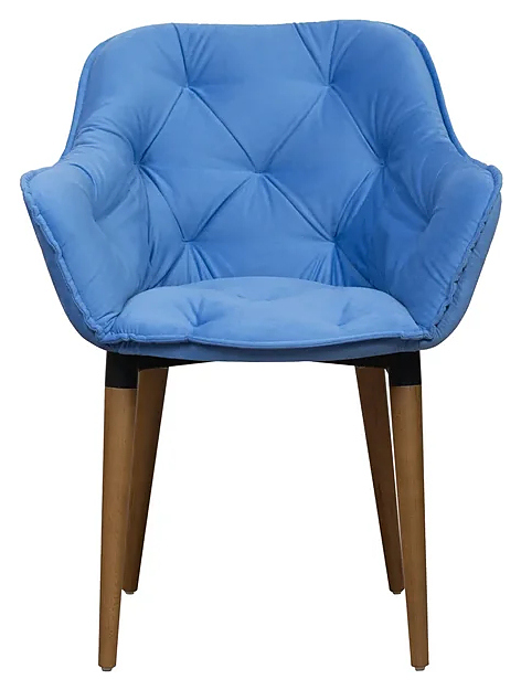 Стул ChiedoCover Мальта голубой велюр