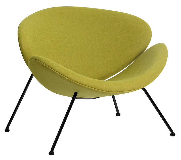 Кресло обеденное DOBRIN 72-LMO EMILY (светло-зеленое, черное)