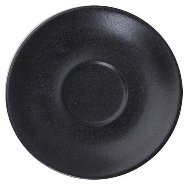 Блюдце для кофейной чашки Porland Seasons 122112 120 мм черное