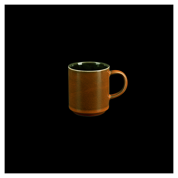 Чашка чайная Corone Cocorita XSY2237 250 мл (фарфор) оранжевая