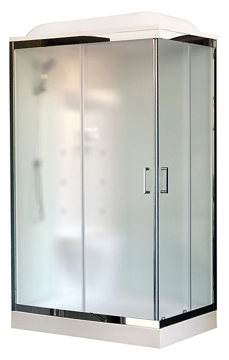 Душевая кабина с гидромассажем Royal Bath RB8120HP7-WC-CH-L левая 120х80 см