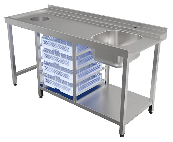 Стол для посудомоечной машины КОБОР СПМ/1-170/70/П