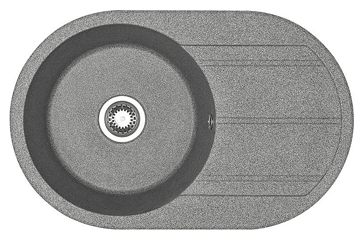 Кухонная мойка AQUATON Амира 1A712932AI230 серый