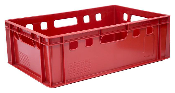 Ящик для мяса ТАРА.РУ 207 600х400х200 мм Е2 красный