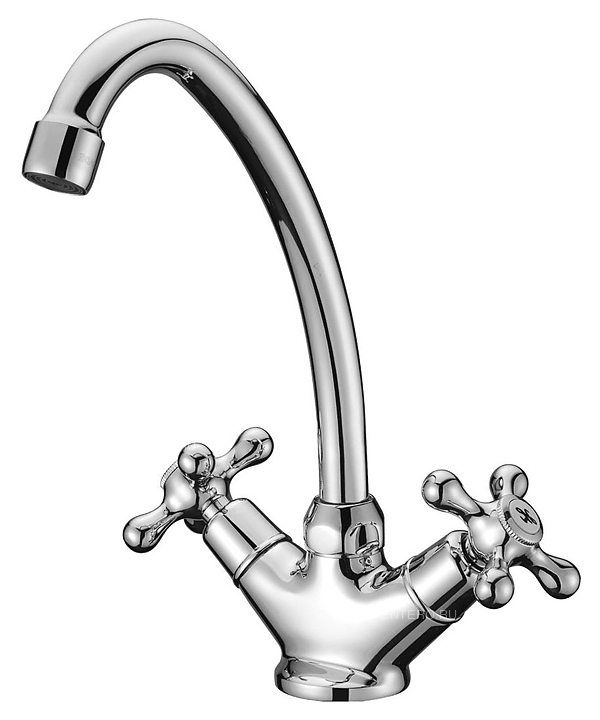 Смеситель для кухни LEMARK Standart LM2104C с высоким поворотным изливом, хром