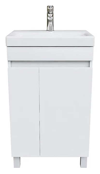 Тумба напольная с раковиной IDDIS Zodiac ZOD5CDFi95K 50 см, белая