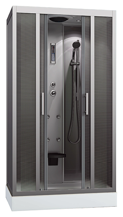 Душевая кабина ARCUS AS-119 120x80x215 см, низкий поддон, гидромассаж спины