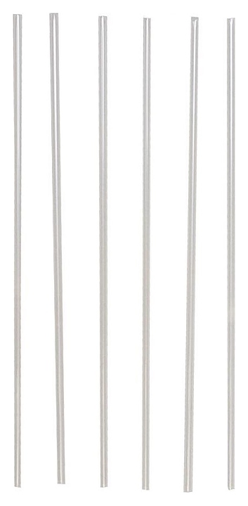 Трубочки для коктейля P.L. Proff Cuisine d=3 мм h=24 см (1000 шт.) прямые прямые прозрачные