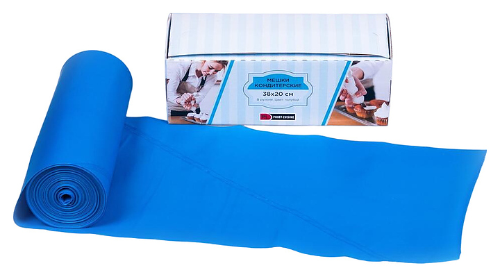 Мешок кондитерский P.L. Proff Cuisine 81400353 голубой 380х200 мм, 100 шт.